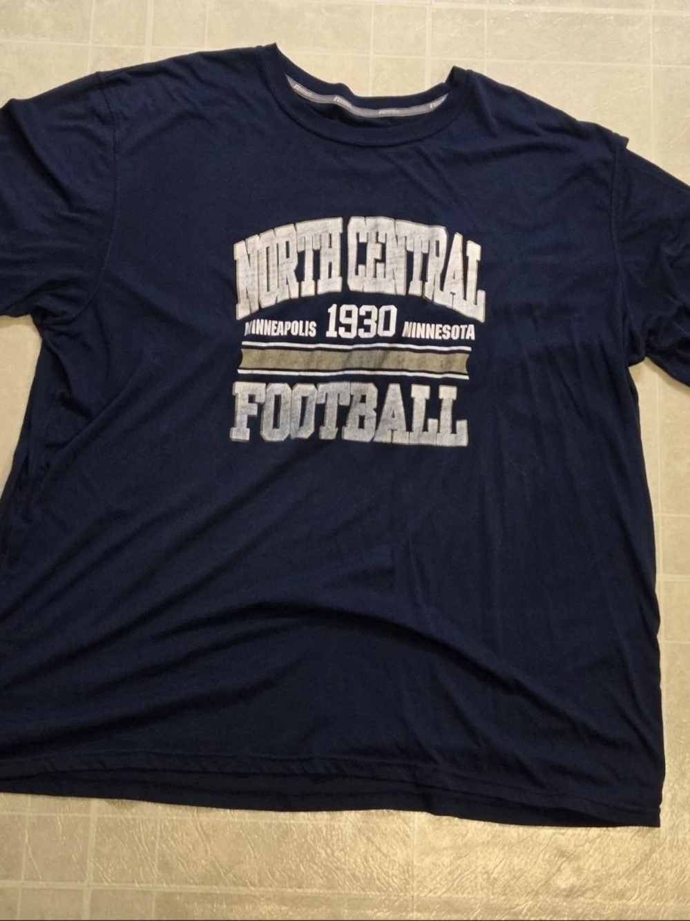 Russell Athletic Navy Blue North Central Football Tee